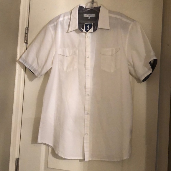 pd & c Other - Men’s white short sleeve button down